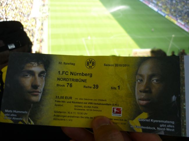 わりかし安かったチケット３３ユーロです