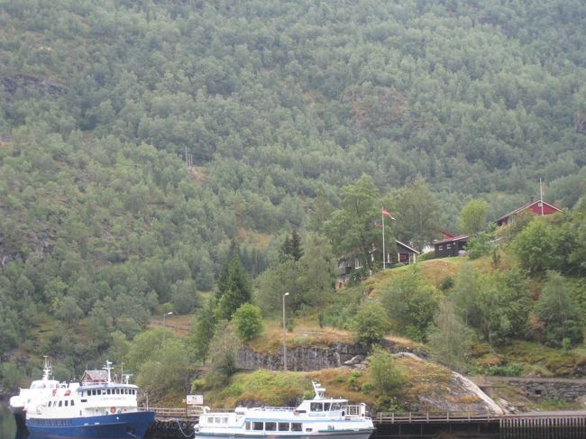 9：00　フロム港を出港。<br />グドヴァンゲンまで約2時間のクルーズ。<br /><br />フィヨルドクルーズの際は天気がよくても羽織るものを携帯して下さい。甲板で景色を楽しむのあれば必需品です。<br /><br />また朝食のパンを少しもっていきましょう。<br />鳥たちがパンをもとめて近くをとんでくれますよ。