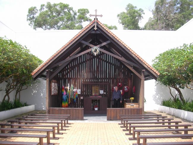 プリズンチャペル<br /><br />日本人が第二次世界大戦の際にした行為が展示されている。