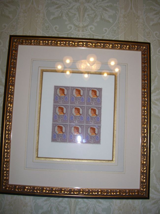 ホテル内には、色んな絵画がありました。<br />