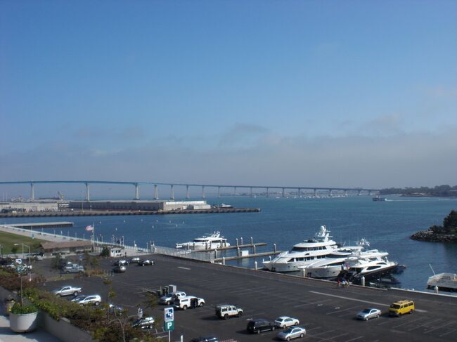 コンベンションセンターから見た海。　