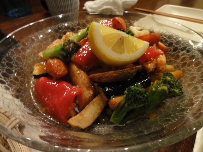 <br /><br />　揚やさいの温サラダ