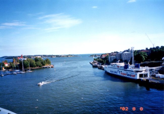 きれいな湾内。