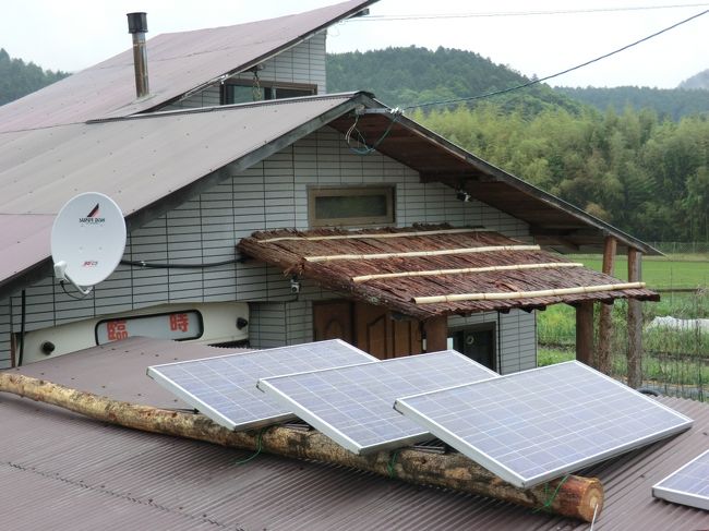 雨の合間にパネル3枚・・・