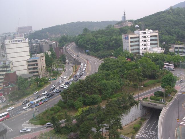 部屋からの景色（左側）