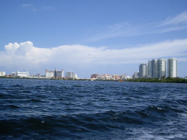 沖に着いたら、皆でシュノ―ケリングです。<br />サンゴが怖い位大きくて近くて、魚が体にバンバンぶつかる程沢山いて、<br />綺麗で、楽しくて、そして怖かったです。<br /><br /><br />帰りは私が運転してみたら…<br />遠く前を走るリーダーから「遅ーーーーい！！」と怒られました。<br />１つがペースを乱すと５艘が連携で合わせなくてはならんのです。<br />「旦那と代われ」的なことを言われ、ショボーンです。<br /><br />