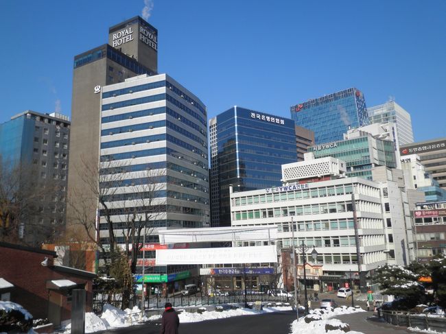 さあ、最後の都市、ソウルです。ソウルはもう数回行きました。３０度のホーチミンから−５度のソウルへ。ちょっと頭が痛かったです。そして、旅行最終日、悲しいです。