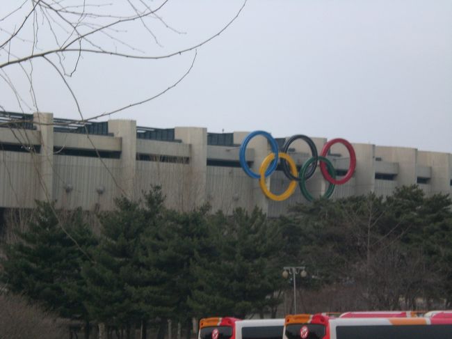 今回の旅のメインの１つ、蚕室（チャムシル）のオリンピックスタジアムへ。