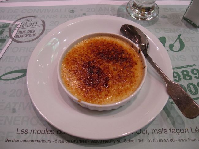 デザートのクレームブリュレ　<br /><br />