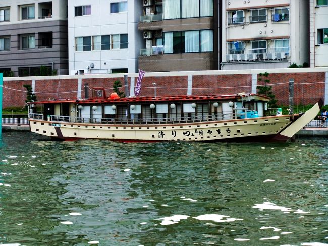 屋形船。以前で一時期屋「形船貸し切りで宴会しよう！」って同僚達と盛り上がったことが。でも絶対遅れて来る人がいるから無理だよね…と毎回立ち消えに。その後話題にすらのぼりません(苦笑)