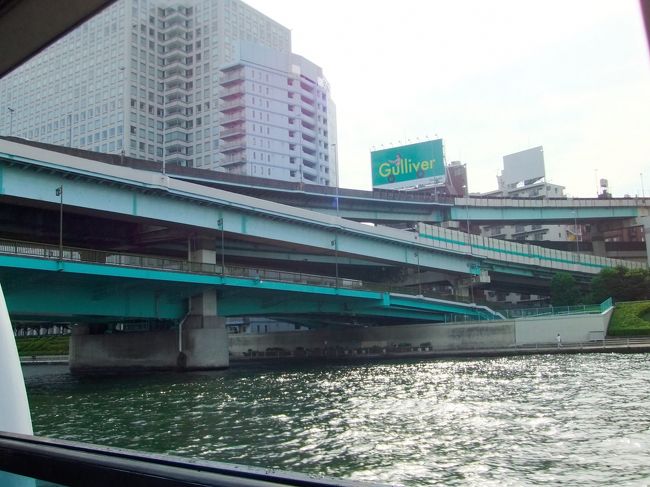 ■その8　隅田川大橋<br /><br />仙台堀川合流<br /><br />首都高9号深川線。進行方向右手が首都高箱崎JCT