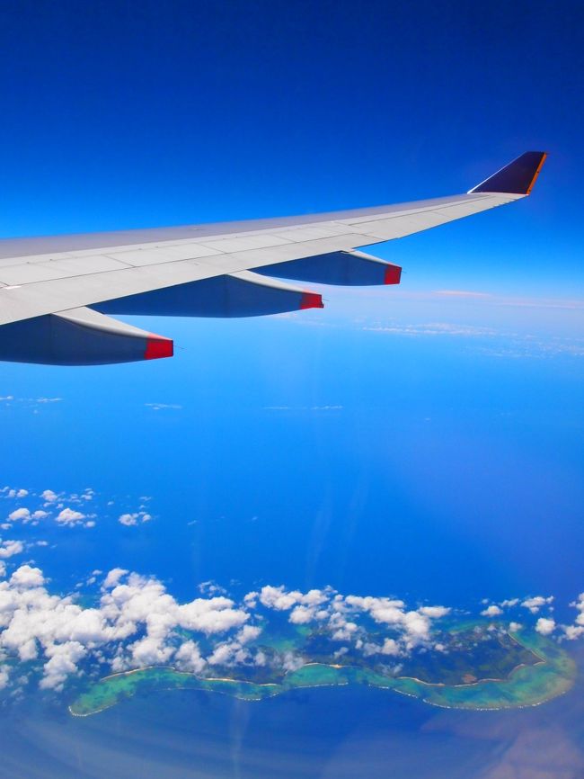 ぼーっと外を眺めていると…<br />何かすごくきれいな島が…！！！