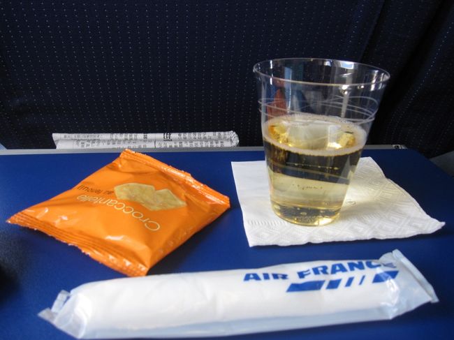 楽しみにしている食前酒のシャンパン