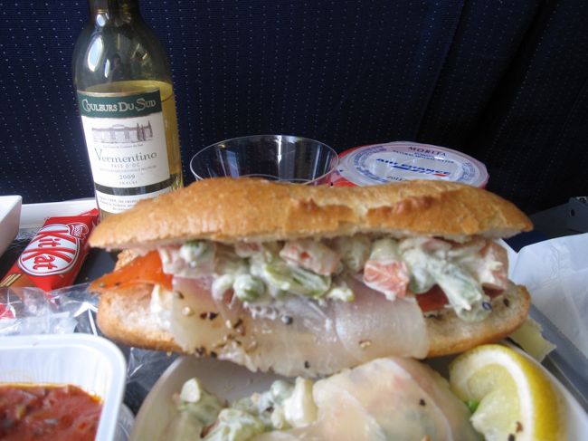 即席でサンドウィッチを作ってみた