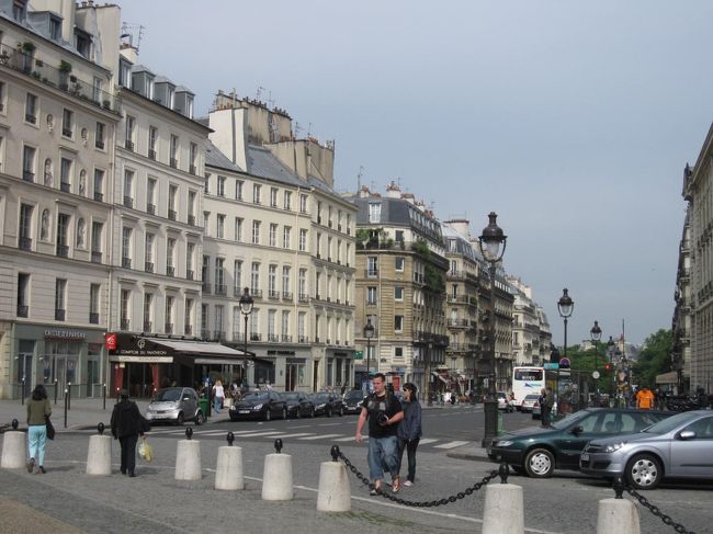 パンテオンからリュクサンブール公園方面を望む