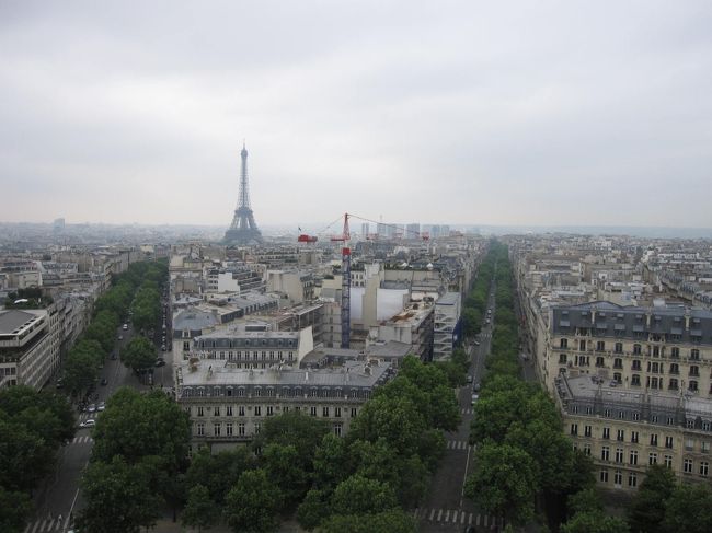 エッフェル塔方面