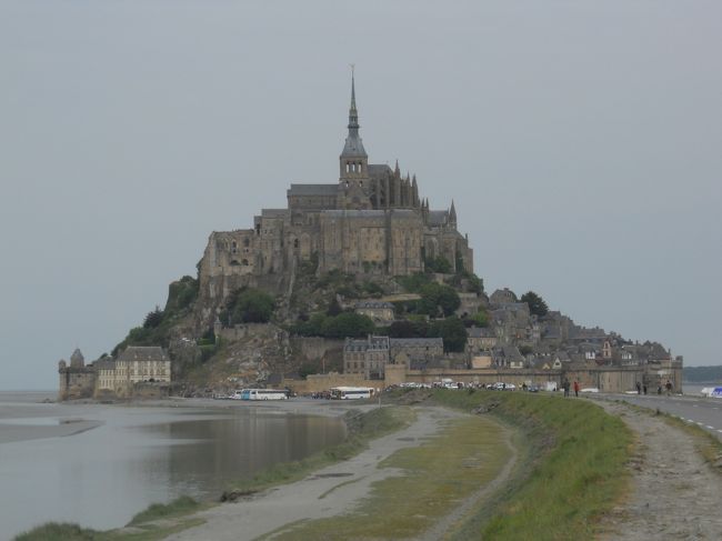 モン・サン・ミッシェルと干潟とクエノン川