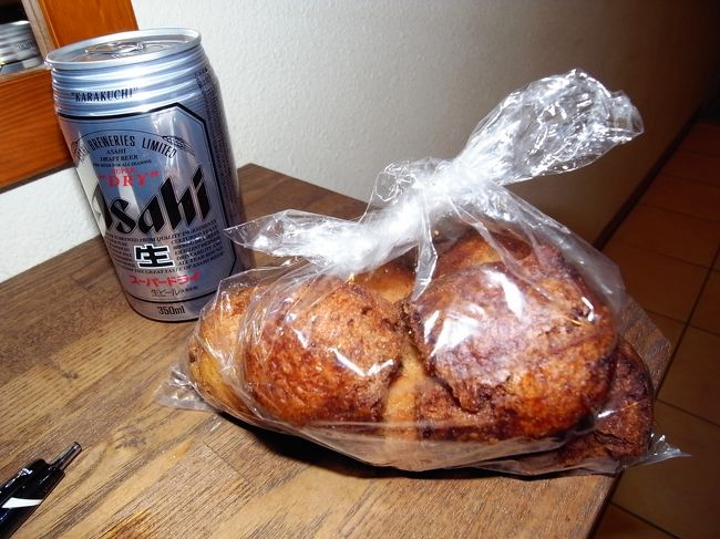 ビールにサーターアンダーギー♪<br />組み合わせ、変？？？