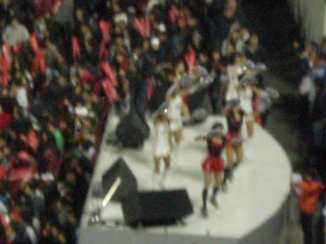 応援がすごい。これも感激しました。