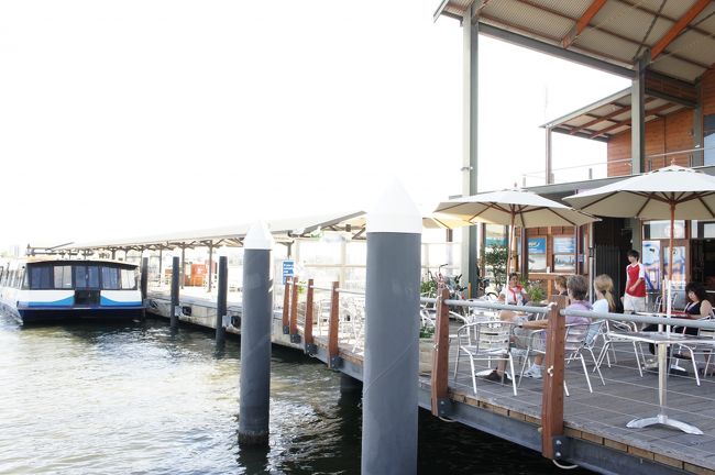 バラック桟橋は今回の観光の拠点になりました。