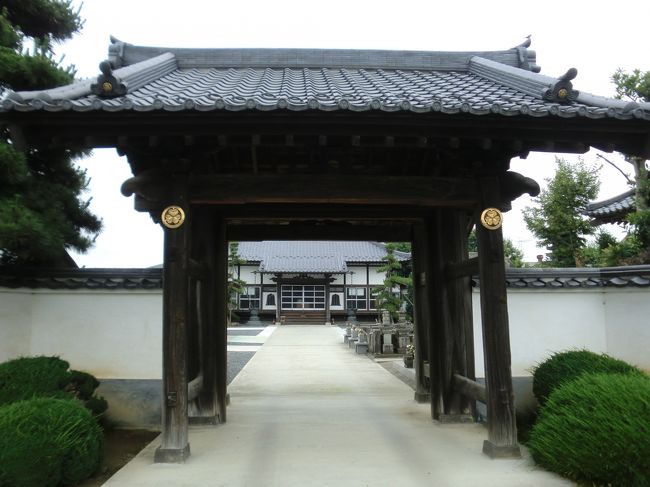 光岳寺。<br />関宿城址の近くにあります。