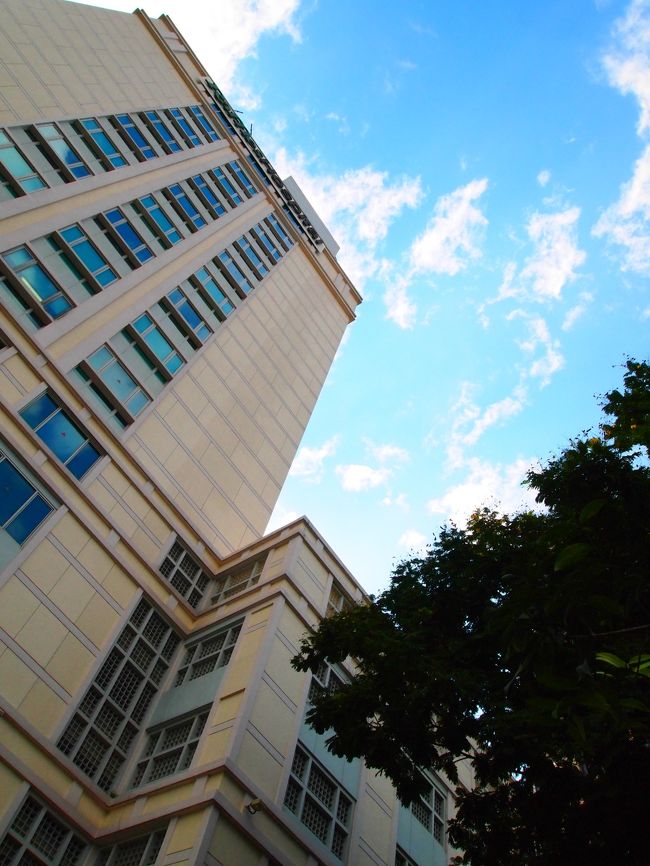 まずはアラブストリートを目指します。<br /><br />アラブストリートに行く途中にあったこの建物はラッフルズ病院。有名な病院ということで、「来る患者さんも芸能人等有名な人達ばっかりですよ」と教えてくれました。へぇ〜…！！