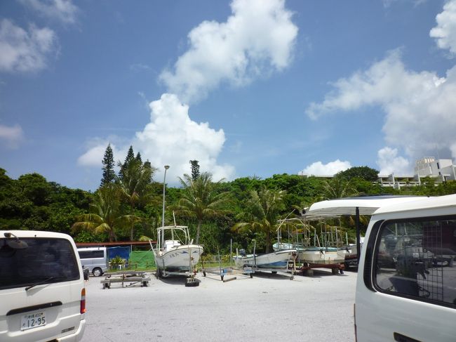 翌日も慶良間の海に向かって、今度は体験ダイビング