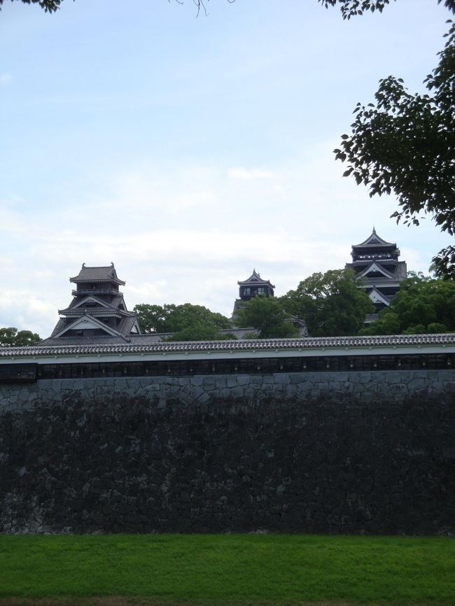 熊本城をバックに。。。<br /><br />出来上がりの写真も見ずに、「買われる方は、今すぐご注文ください・・金額は千円です」だって・・<br />写真写りを見ずには、買えませんよ。。。ねーー。。と、同バスのお仲間さん達と話してしまう。。