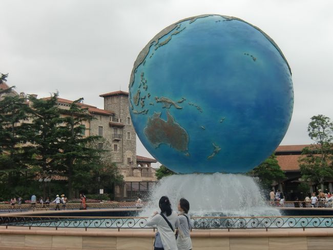  ここへ来ると、シーへ来たんだなぁって実感します。<br /><br />涼しかった為、ときおり飛んでくる水しぶきが、冷たかったです。