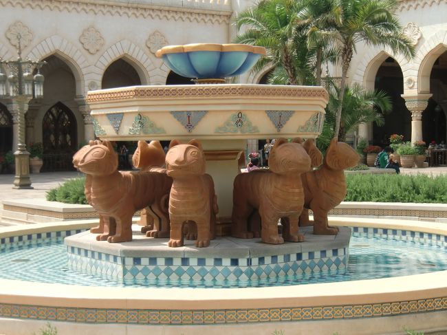 　節水のため、噴水の水は止まっていました。<br /><br />