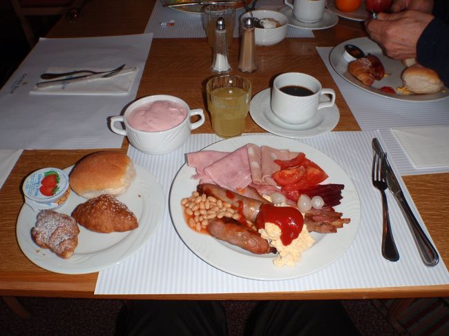 今朝の朝食です、最後。