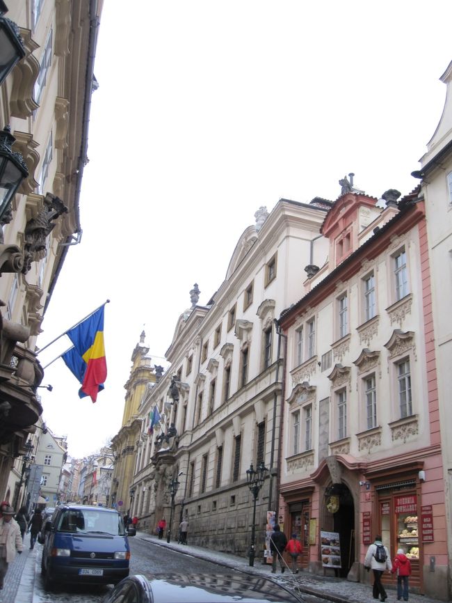 プラハに来たって感じです。