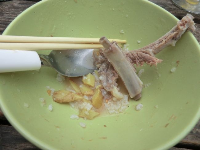 完食・・・生姜は除けました・・・