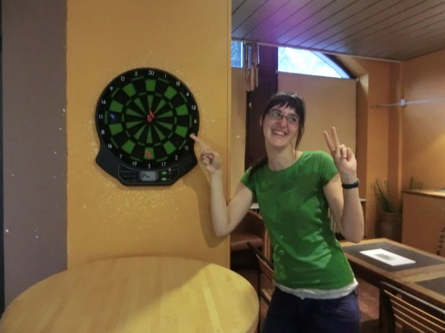 ヨーロッパ一週、ダーツの旅