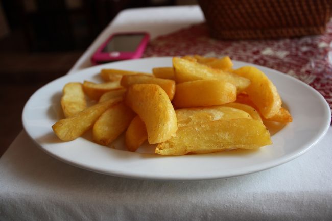 死ぬほど暑くて食欲が無くて、お昼はポテトのみ
