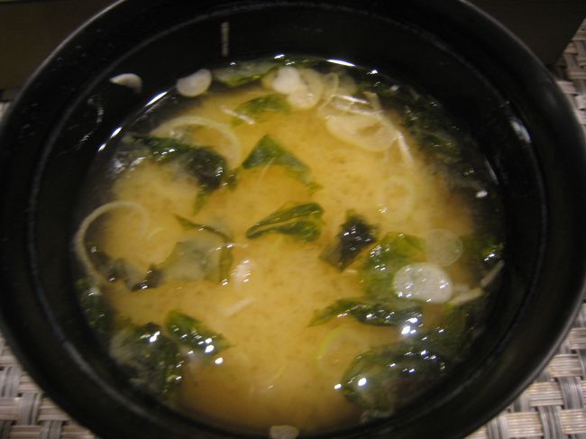 お味噌汁。