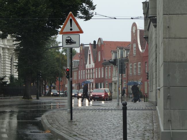ポツダム市内の変わった屋根の街並み。