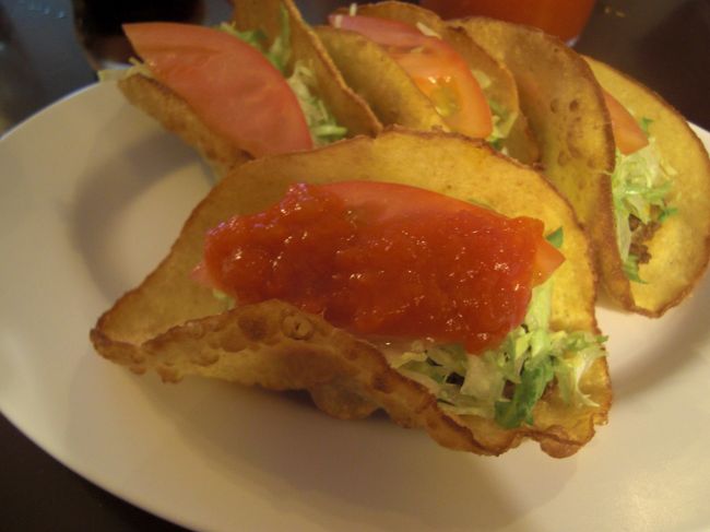 サルサソースをかけていただきます！「最高に幸せだ〜！」<br /><br />夫の分はちゃんとテイクアウトしましたよ(笑)<br /><br />つづく…