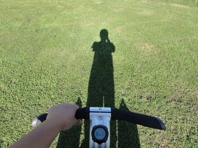 セグウェイ上から記念撮影を撮ってみました。