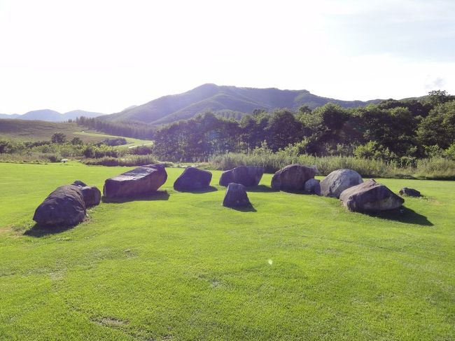 十勝千年の森には現代アートが散りばめられています。<br /><br />現代アートは難しいです。