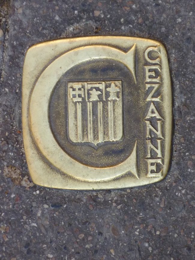 セザンヌのイニシャルＣのプレート