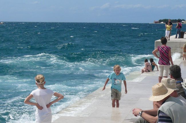 アドリア海は大荒れ