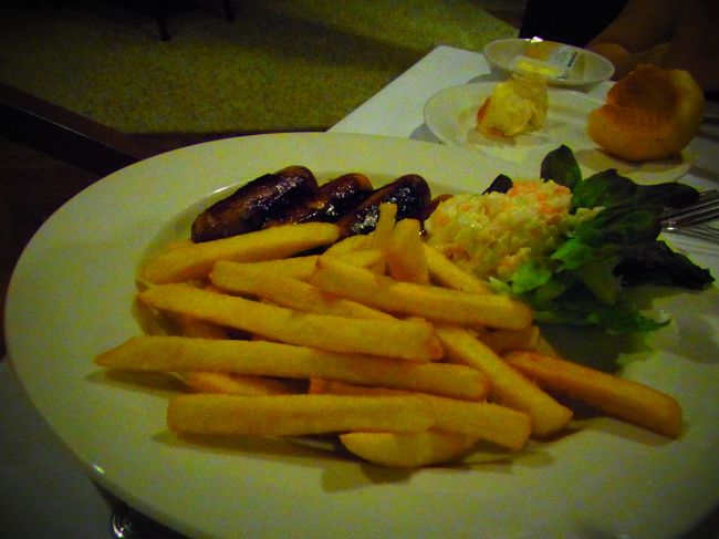 ３日目の夜もアラカルトのほうにしました。これはキッズメニューのもの。