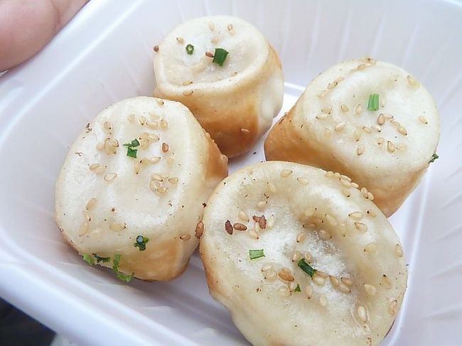 でも意外に皮が固くて、<br />最初のお店の方がおいしかったです。<br />やっぱり世界チャンピオンかも。