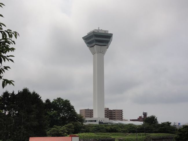 五稜郭内の散策のあとは五稜郭たる所以をあのタワーに登って確かめなければなりません。