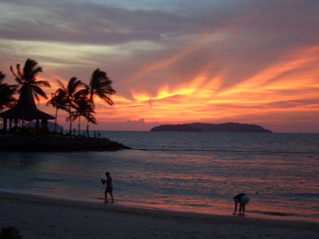 夕陽がキレイです。