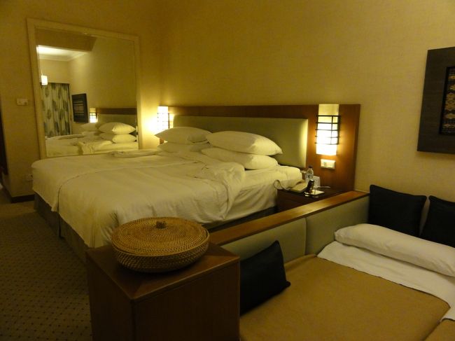 家族３人なので１部屋です。<br />エクストラはソファーベットと別にエクストラをくっつけてくれていました。