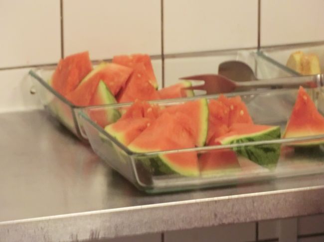 ホステリング出始めてのスイカ・・・