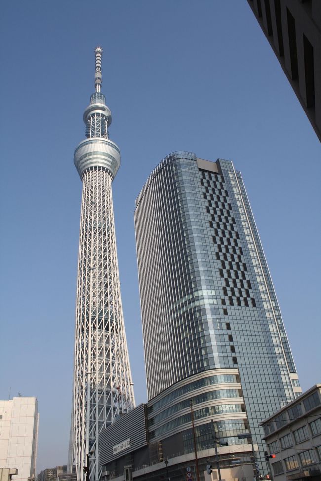 今回は羽田発。時間があったので、東京スカイツリー見てきました。