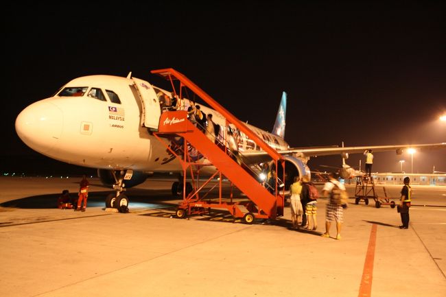 シェムリアップまではクアラルンプールからエアアジアを利用。